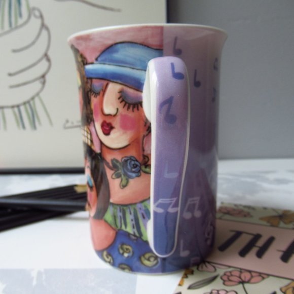 Porcelain Fine China Mug Fat Ladies Northamptonshire Creative Tops England - Picture 8 of 14